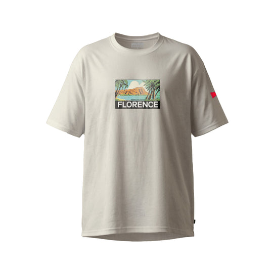 Color:Off White-Postcard T-Shirt