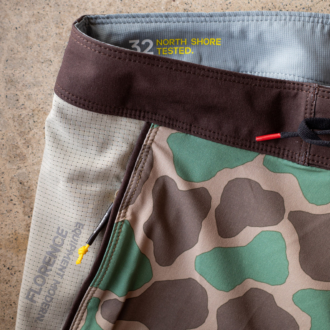 Color:Woodland Camo-Florence F1 Airtex Gamma Boardshort 
