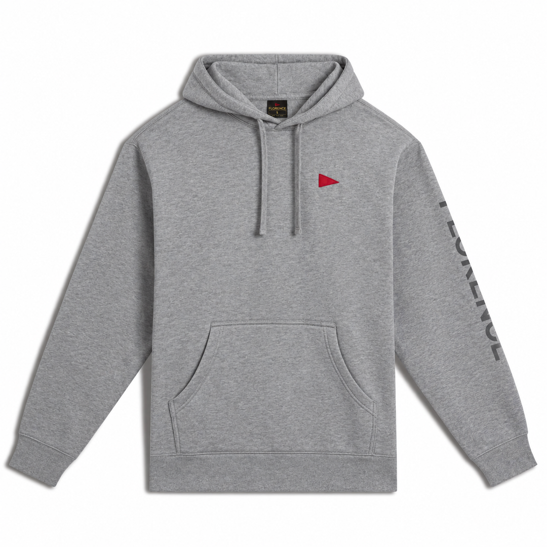 Color:Heather Grey-Florence Burgee Hoodie 