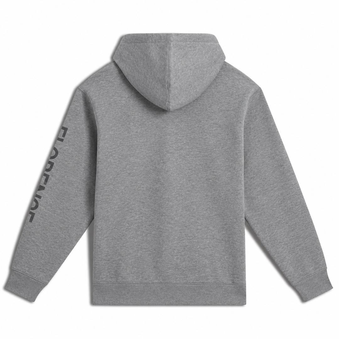 Color:Heather Grey-Florence Burgee Hoodie  -alt