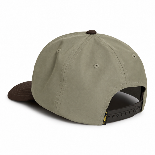 Color:Dark Brown-Florence Logo Twill Hat -alt
