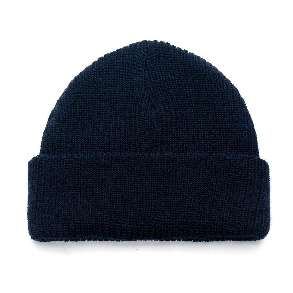 Color:Dark Navy-Florence Burgee Wool Beanie -alt