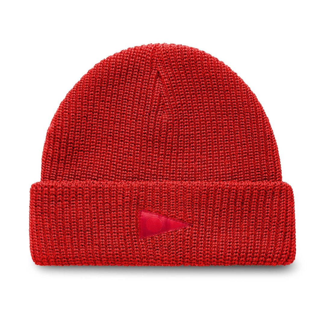 Color:Rescue Red-Florence Burgee Wool Beanie