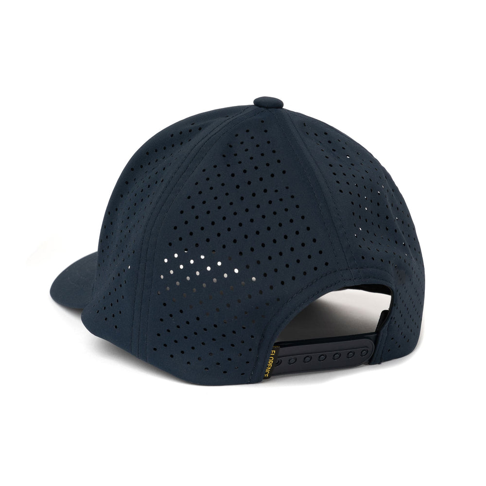 Color:Dark Navy-Florence Airtex Trucker Hat -alt