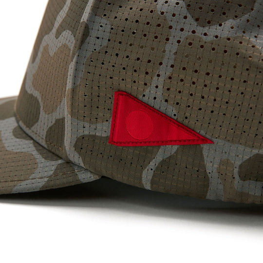 Color:Burnt Olive Camo-Florence Performance Airtex Hat