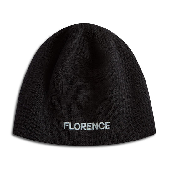 Color:Black-Jacquard Logo Beanie