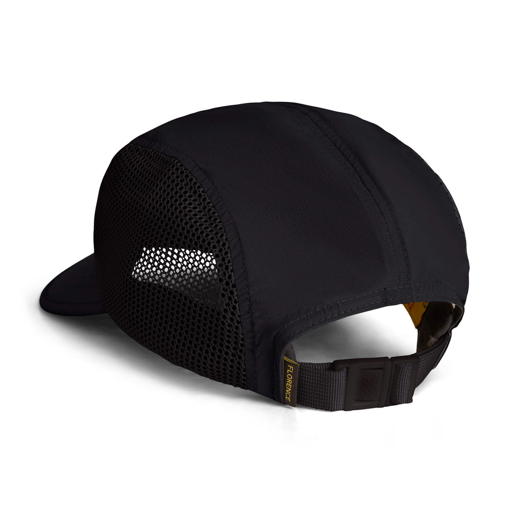 Color:Black-Florence Airtex Runner Hat -alt