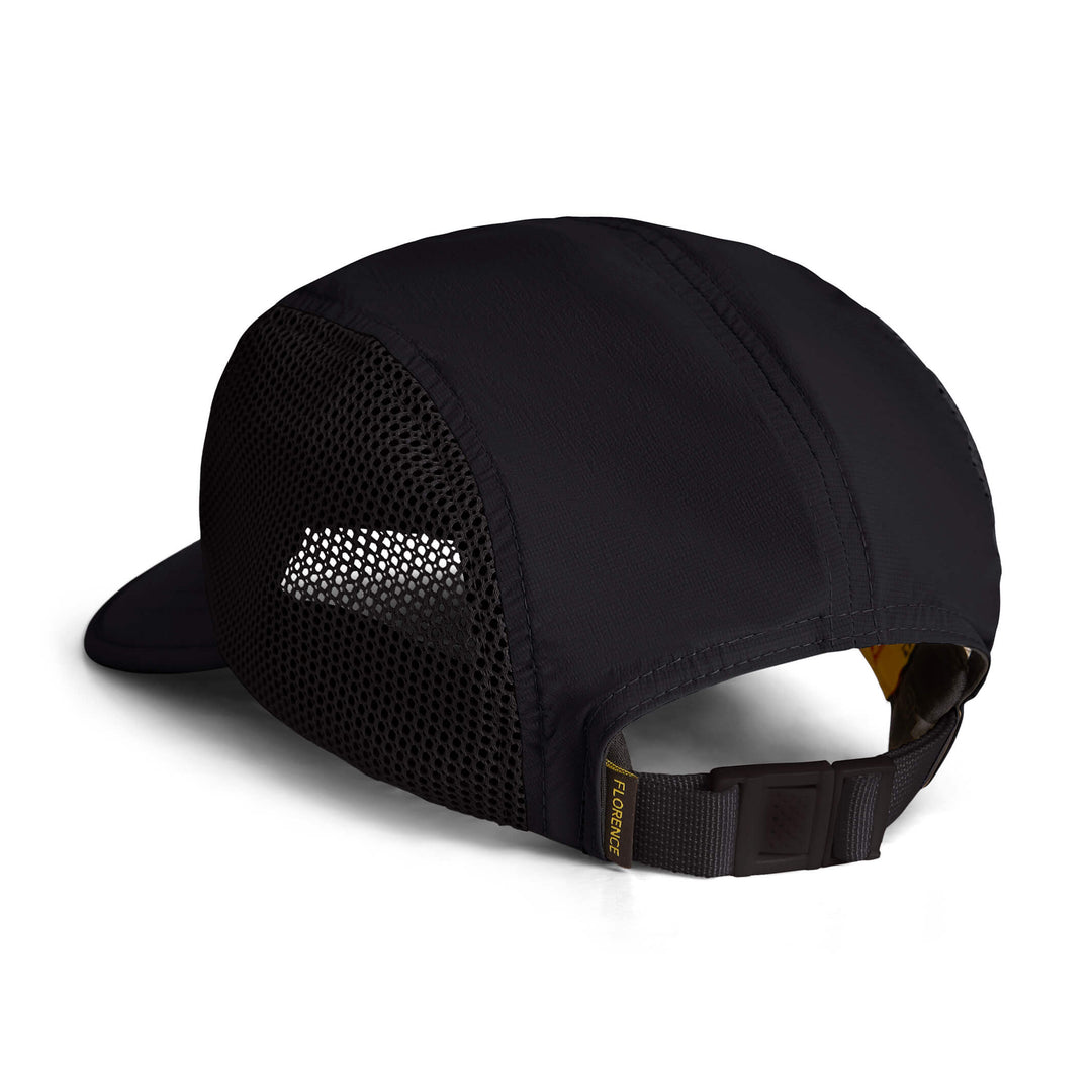 Color:Black-Florence Airtex Runner Hat -alt