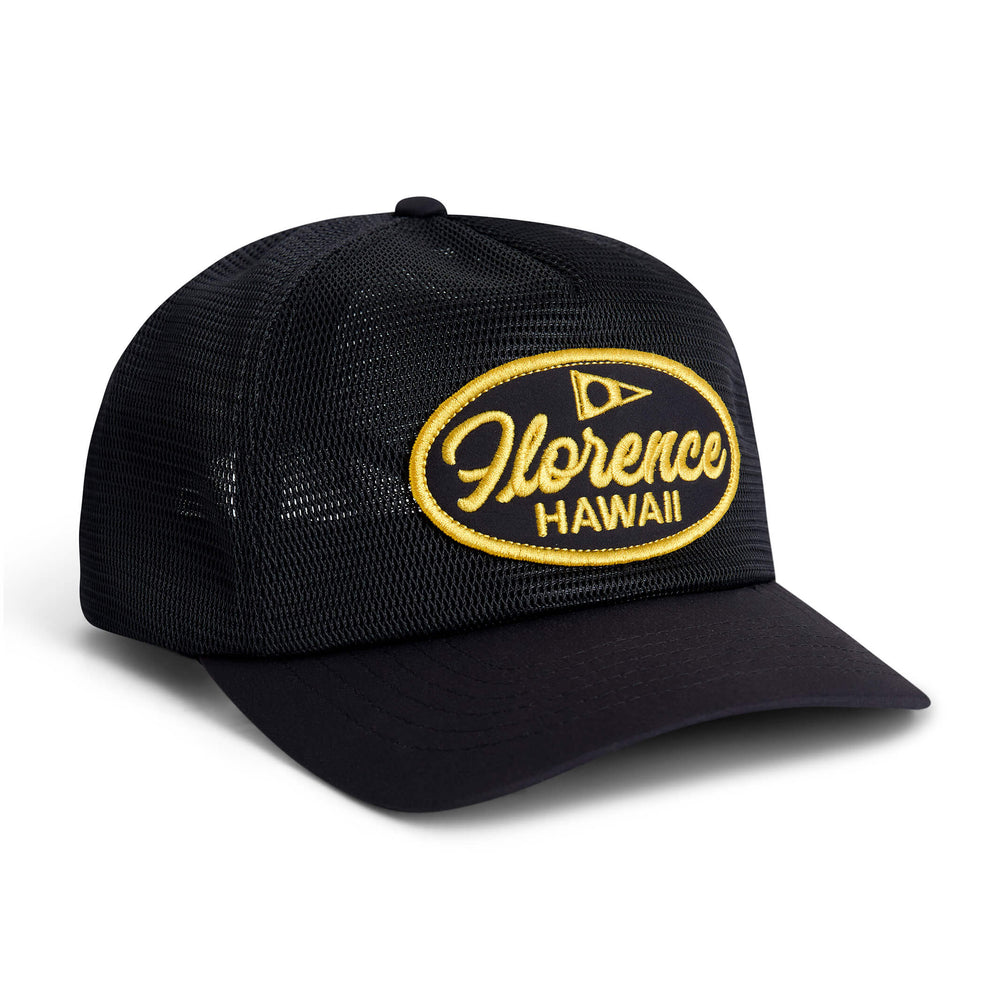 Color:Black-Hawaii Mesh Trucker -alt