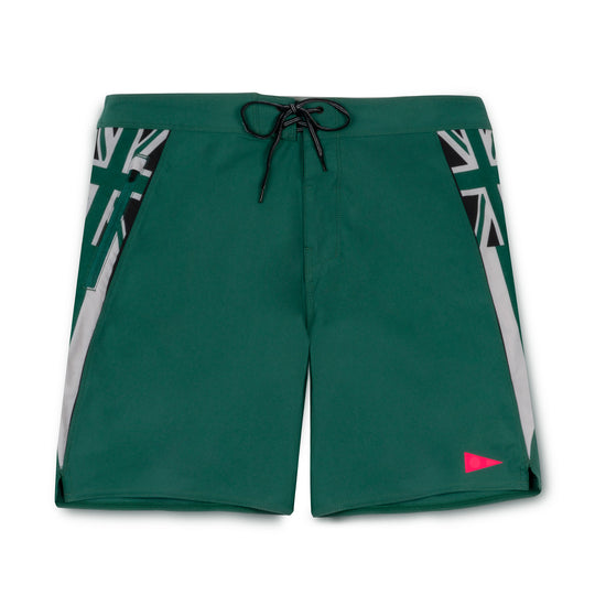 Color:Dark Emerald-Florence Marine X Pro Hawaii Boardshort