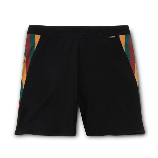 Color:Black Multi-Florence Marine X Pro Hawaii Boardshort-alt