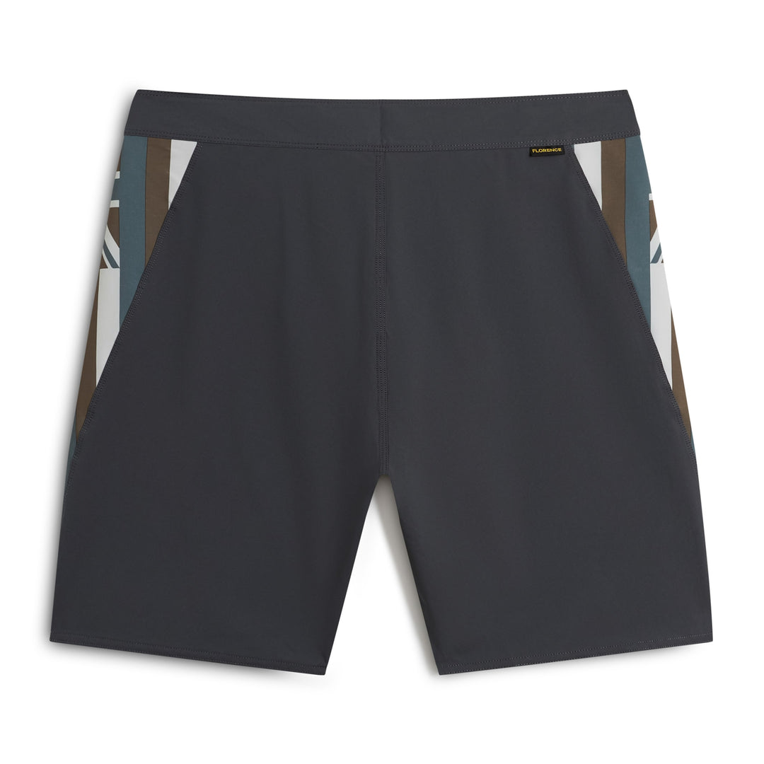 Color:Charcoal-Florence Marine X Pro Hawaii Boardshort -alt