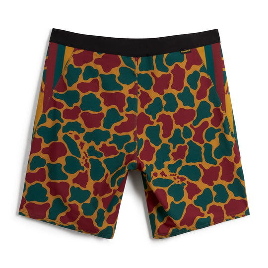 Color:Mustard Camo-Florence Marine X Pro Hawaii Boardshort -alt
