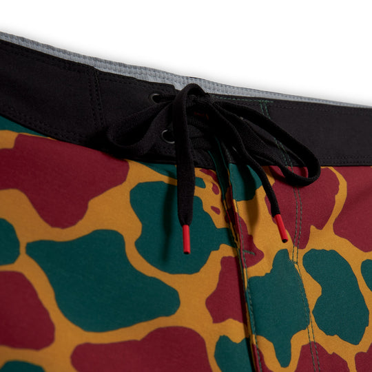 Color:Mustard Camo-Florence Marine X Pro Hawaii Boardshort