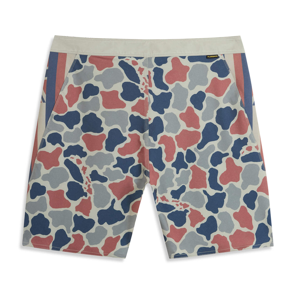 Color:Turkish Camo-F1 Pro Hawaii Camo Boardshort -alt