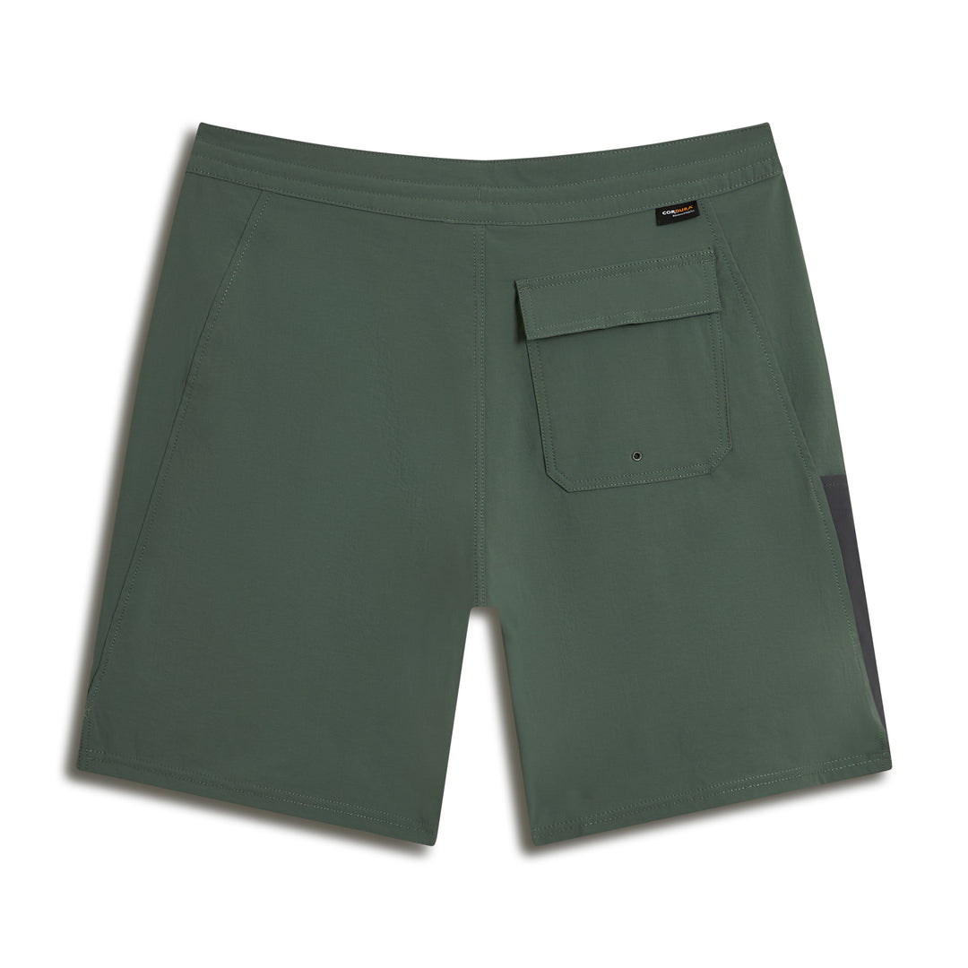 Color:Dark Sage-F1 Cordura® Utility Boardshort -alt