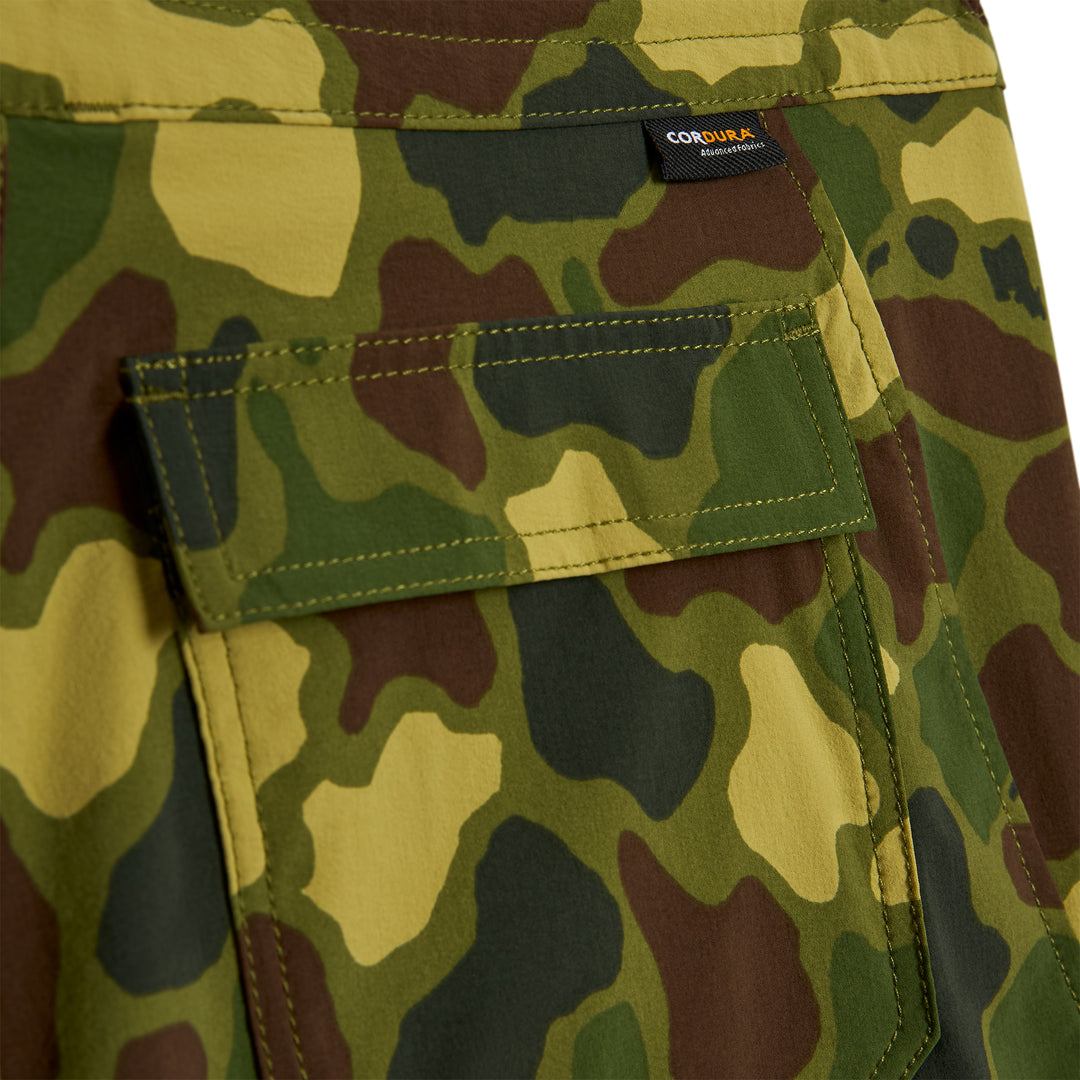 Color:Tropic Green Camo-F1 Cordura® Utility Boardshort
