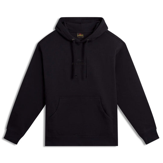 Color:Black-Florence Embroidered Hoodie