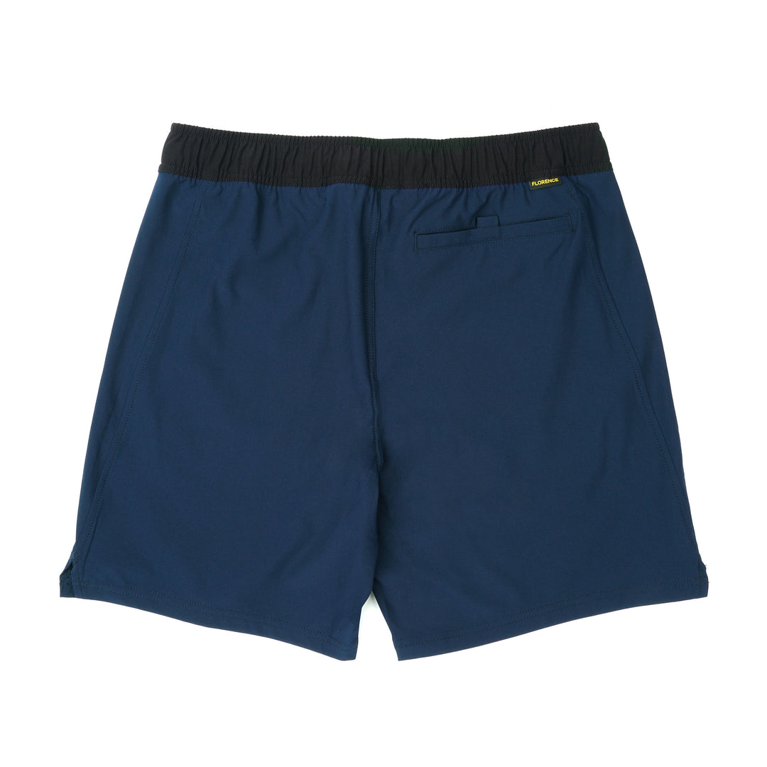 Color:Dark Navy-Florence Standard Issue Elastic Short -alt
