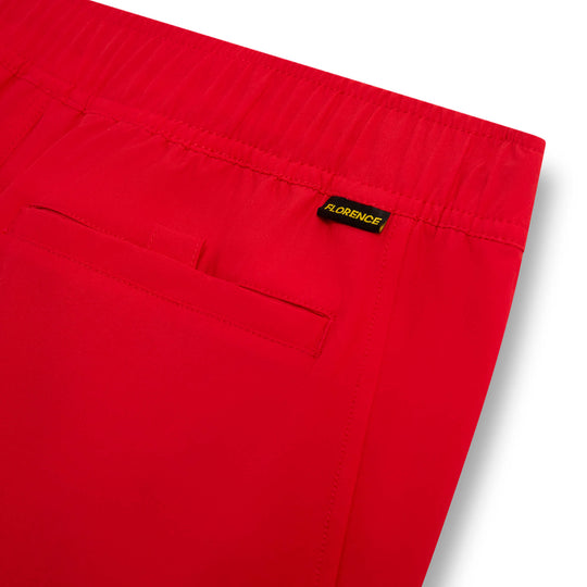Color:Rescue Red-Florence Standard Issue Elastic Short