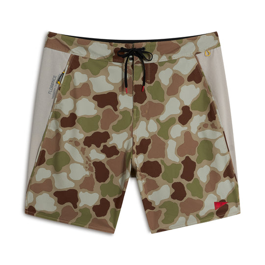 Color:Arid Tan Camo-Florence F1 Airtex Gamma Boardshort