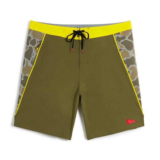Color:Burnt Olive-Florence F1 Airtex Gamma Boardshort