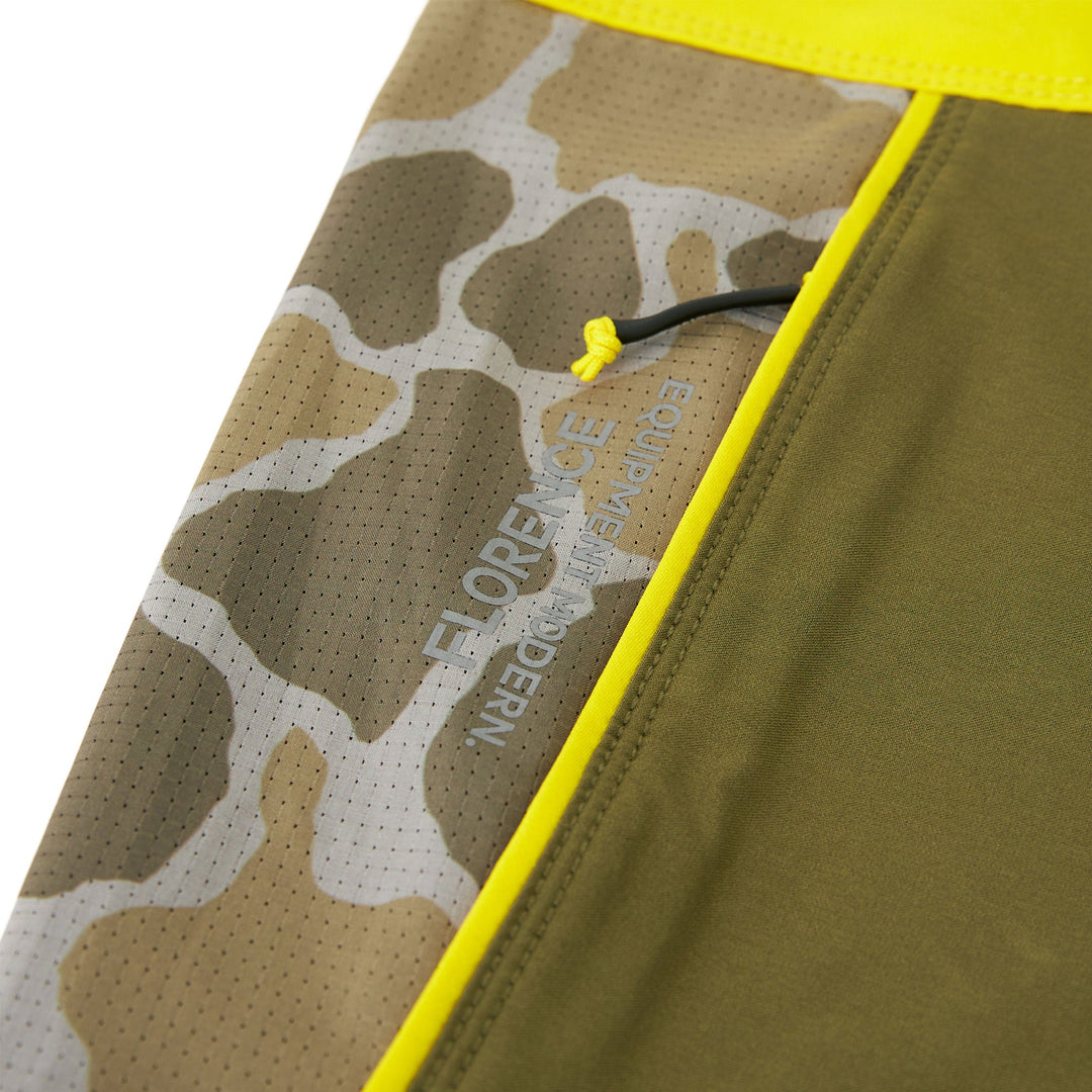 Color:Burnt Olive-Florence F1 Airtex Gamma Boardshort