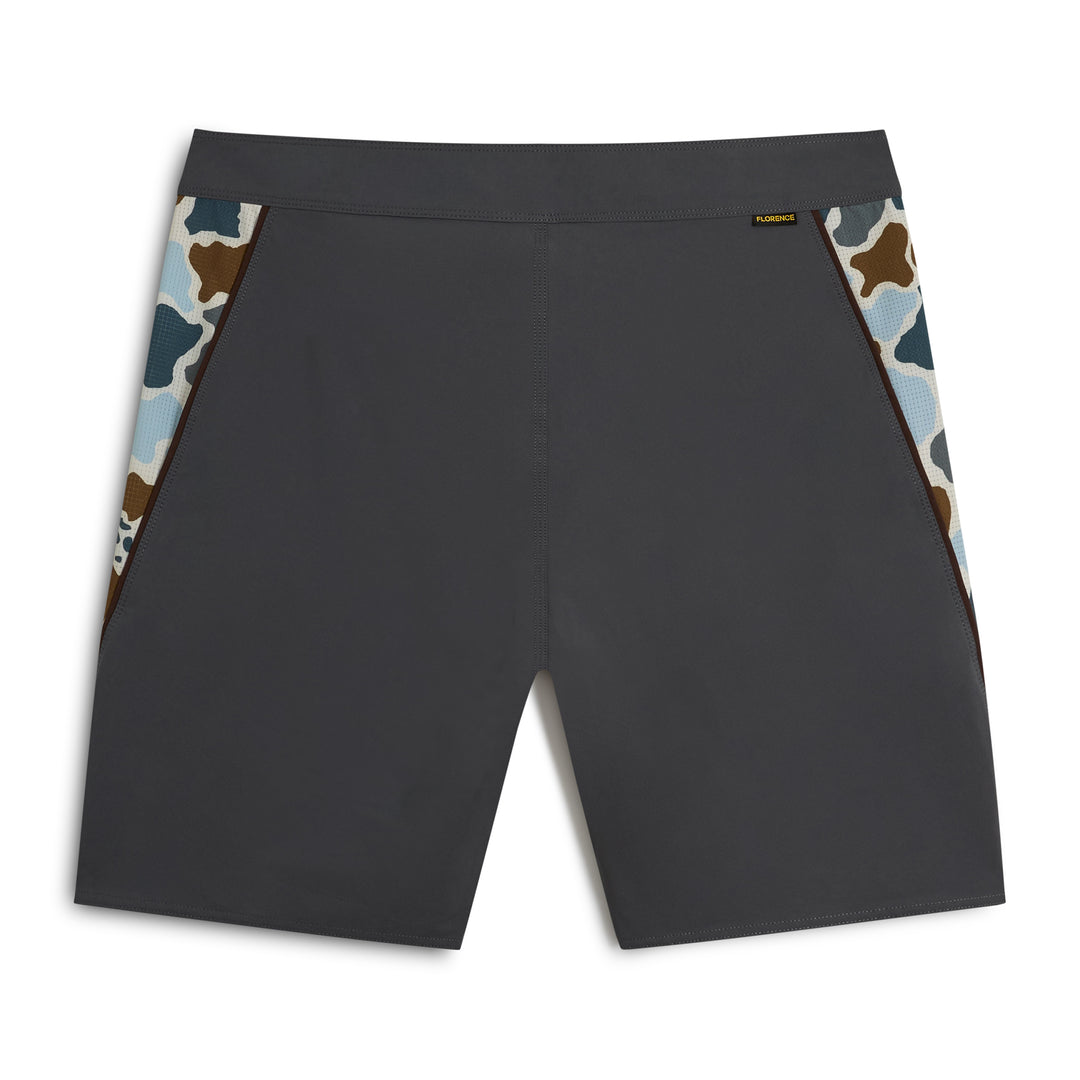 Color:Charcoal-Florence F1 Airtex Gamma Boardshort -alt
