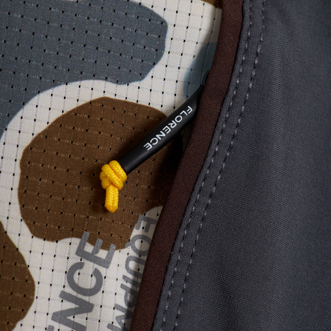 Color:Charcoal-Florence F1 Airtex Gamma Boardshort