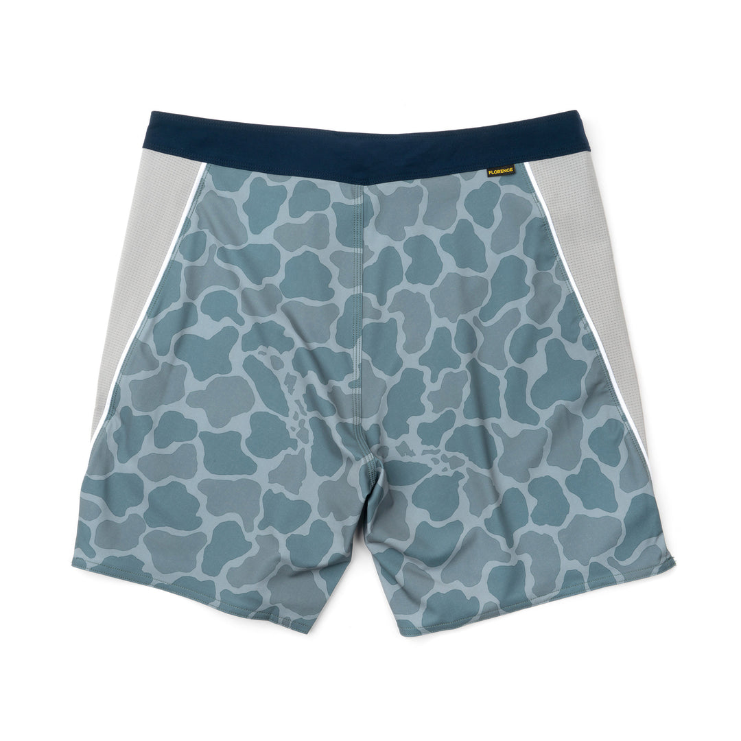 Color:Light Sea Blue Camo-Florence F1 Airtex Gamma Boardshort -alt