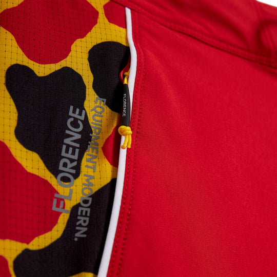 Color:Racing Red-Florence F1 Airtex Gamma Boardshort
