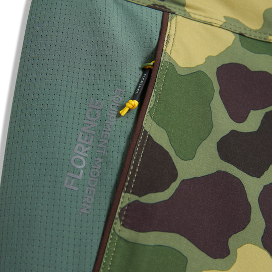 Color:Tropic Green Camo-Florence F1 Airtex Gamma Boardshort