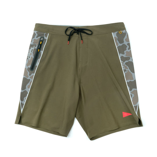 Color:Burnt Olive-Florence F1 Zero Boardshort