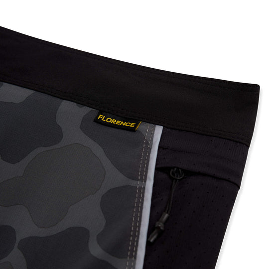Color:Black Camo-Florence Airtex 2-in-1 Boardshort