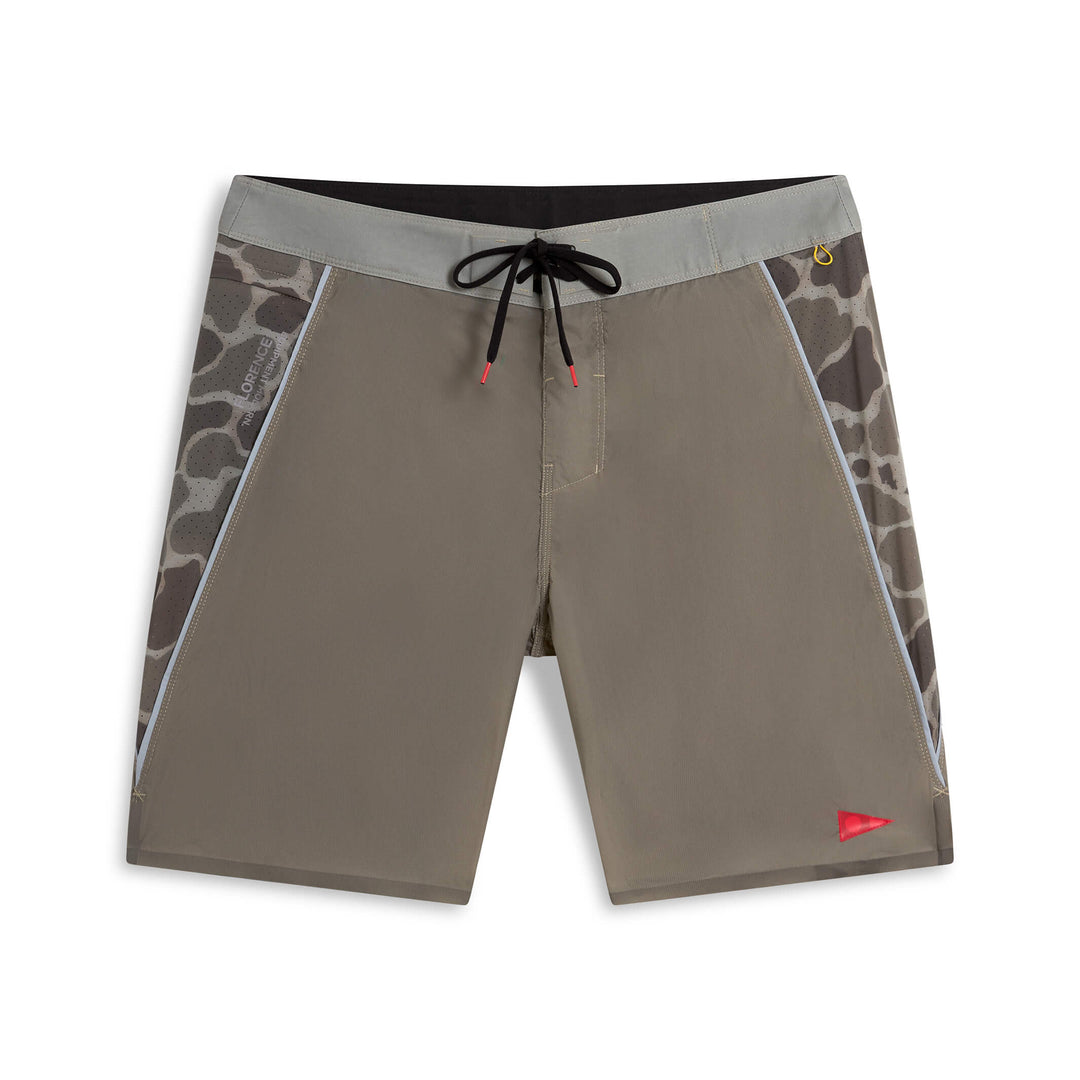 Color:Moss Grey-Florence Airtex 2-in-1 Boardshort