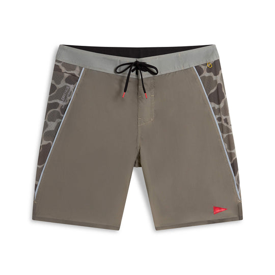 Color:Moss Grey-Florence Airtex 2-in-1 Boardshort