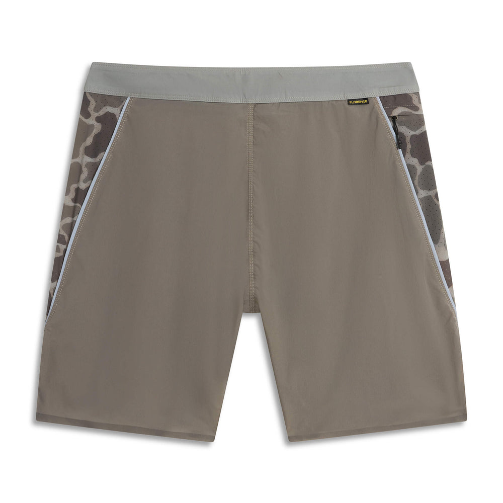 Color:Moss Grey-Florence Airtex 2-in-1 Boardshort -alt