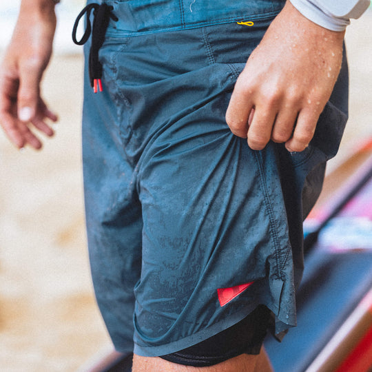 Color:Storm-Florence Airtex 2-in-1 Boardshort