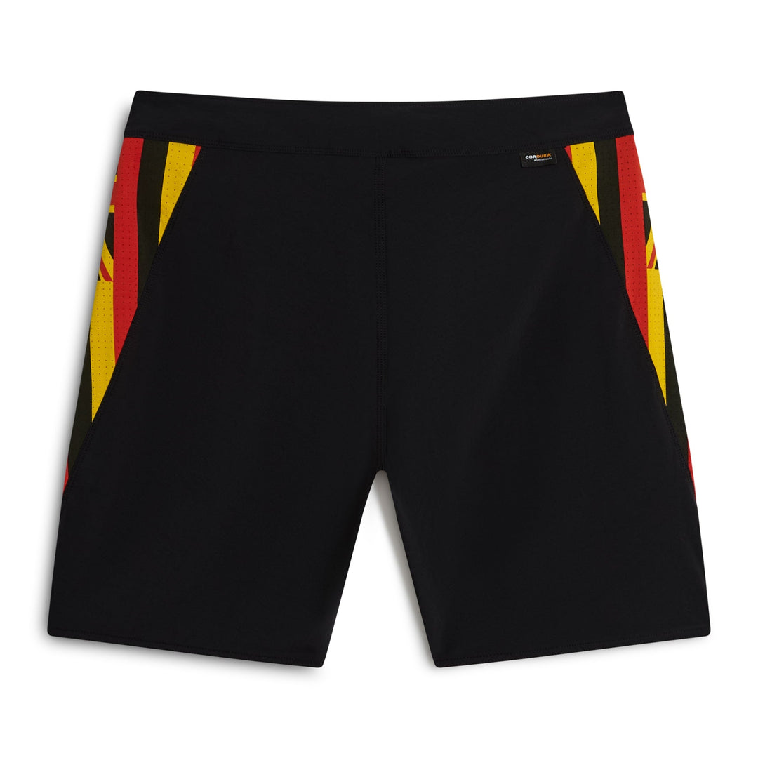 Color:Black Multi-Florence Cordura® Airtex Pro Hawaii Boardshort -alt