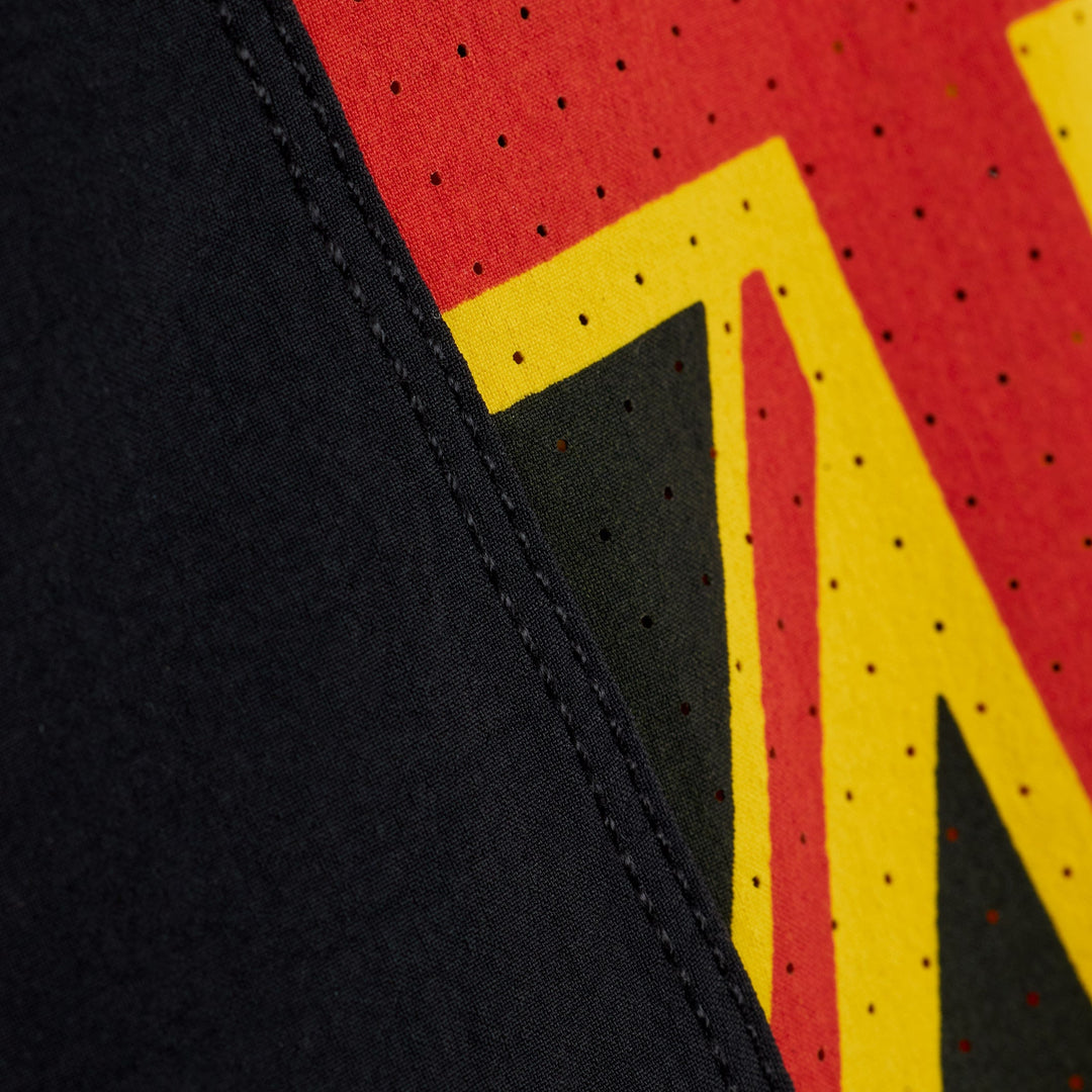 Color:Black Multi-Florence Cordura® Airtex Pro Hawaii Boardshort