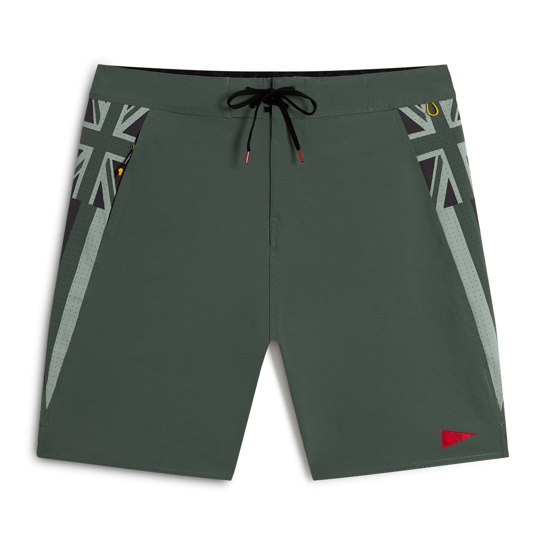 Color:Dark Sage-Florence Cordura® Airtex Pro Hawaii Boardshort