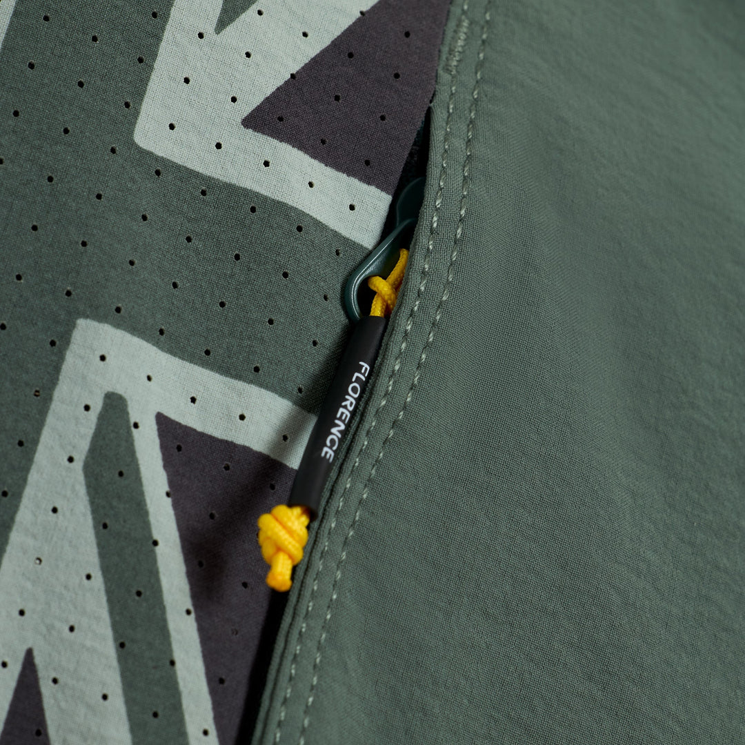 Color:Dark Sage-Florence Cordura® Airtex Pro Hawaii Boardshort