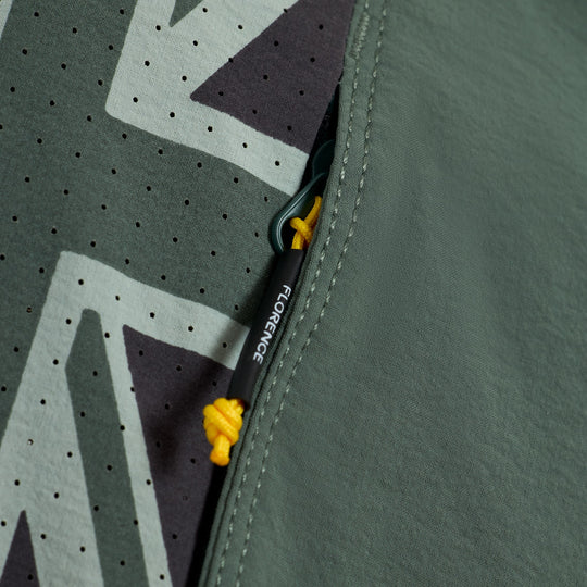 Color:Dark Sage-Florence Cordura® Airtex Pro Hawaii Boardshort