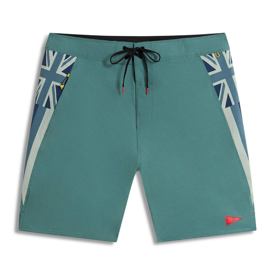 Color:Sea Blue-Florence Cordura® Airtex Pro Hawaii Boardshort