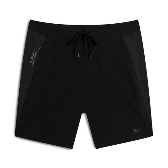 Color:Black Black-Florence Cordura® Airtex Boardshort - Black Label