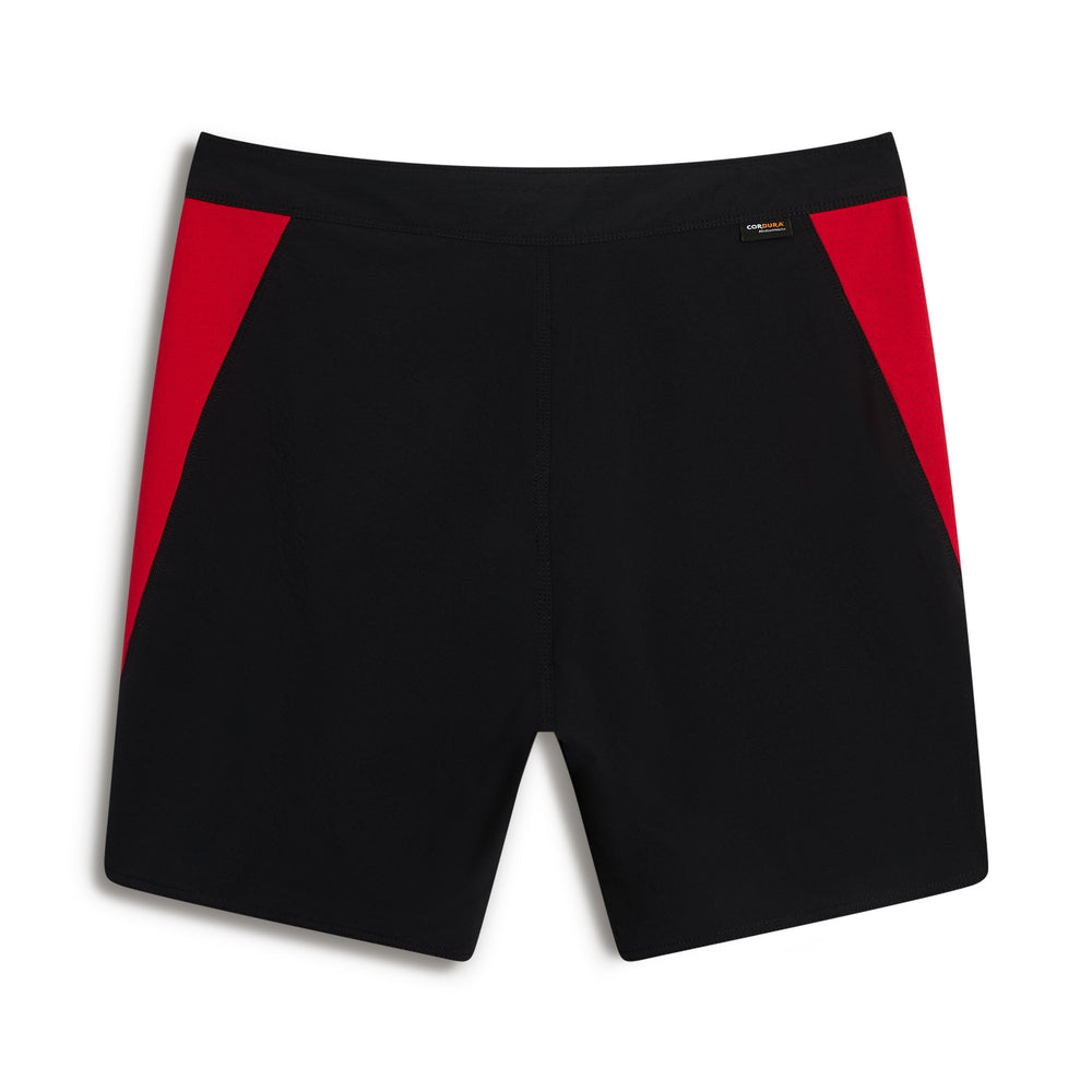 Color:Black Rescue Red-Florence Cordura® Airtex Boardshort -alt