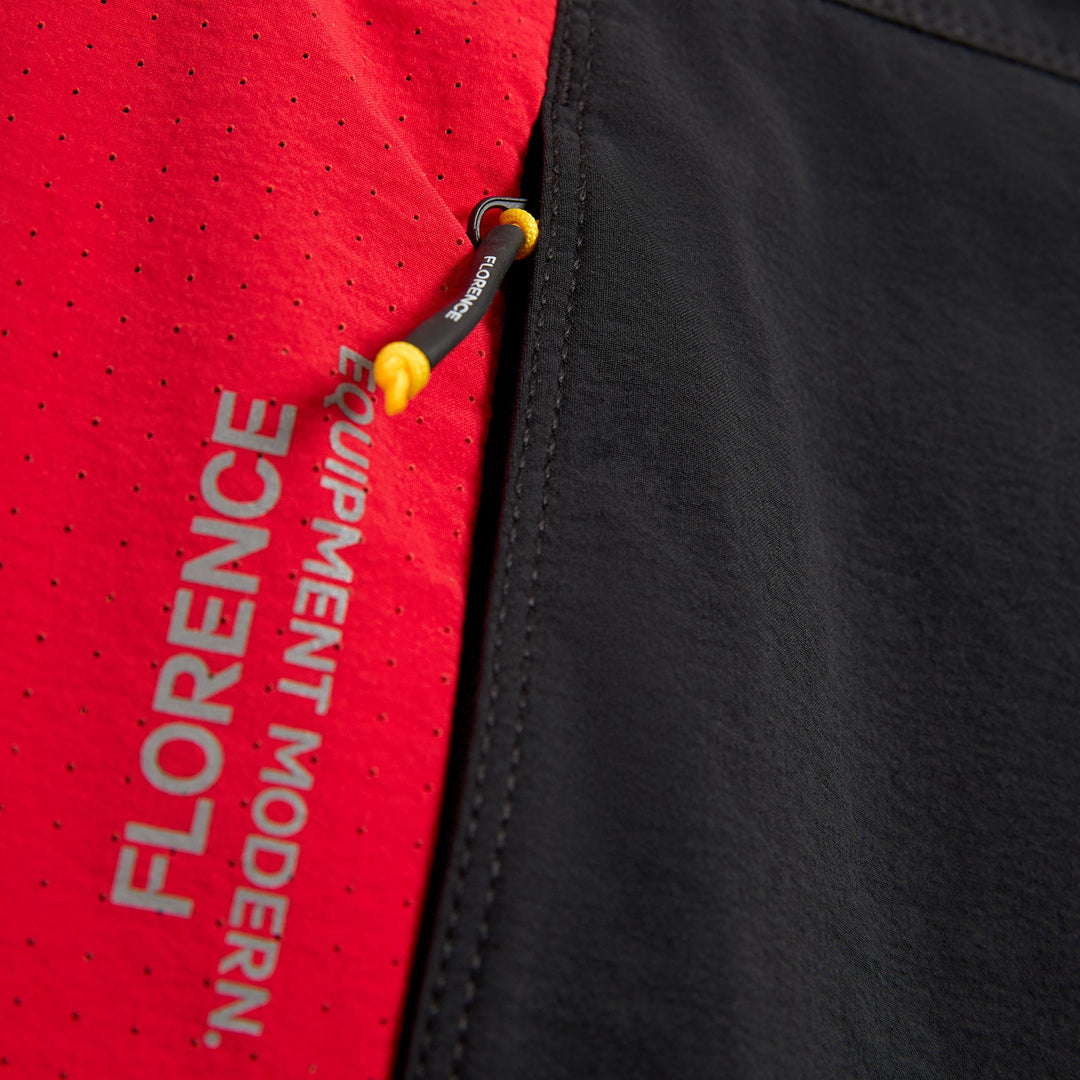 Color:Black Rescue Red-Florence Cordura® Airtex Boardshort