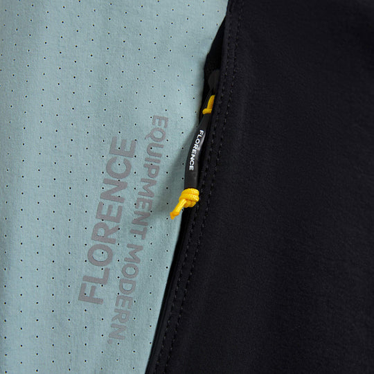 Color:Black / Lightest Sea Blue-Florence Cordura® Airtex Boardshort
