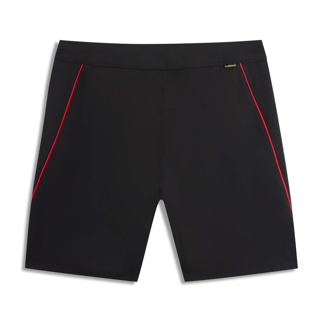 Color:Black Red-Airtex Gamma Boardshort -alt