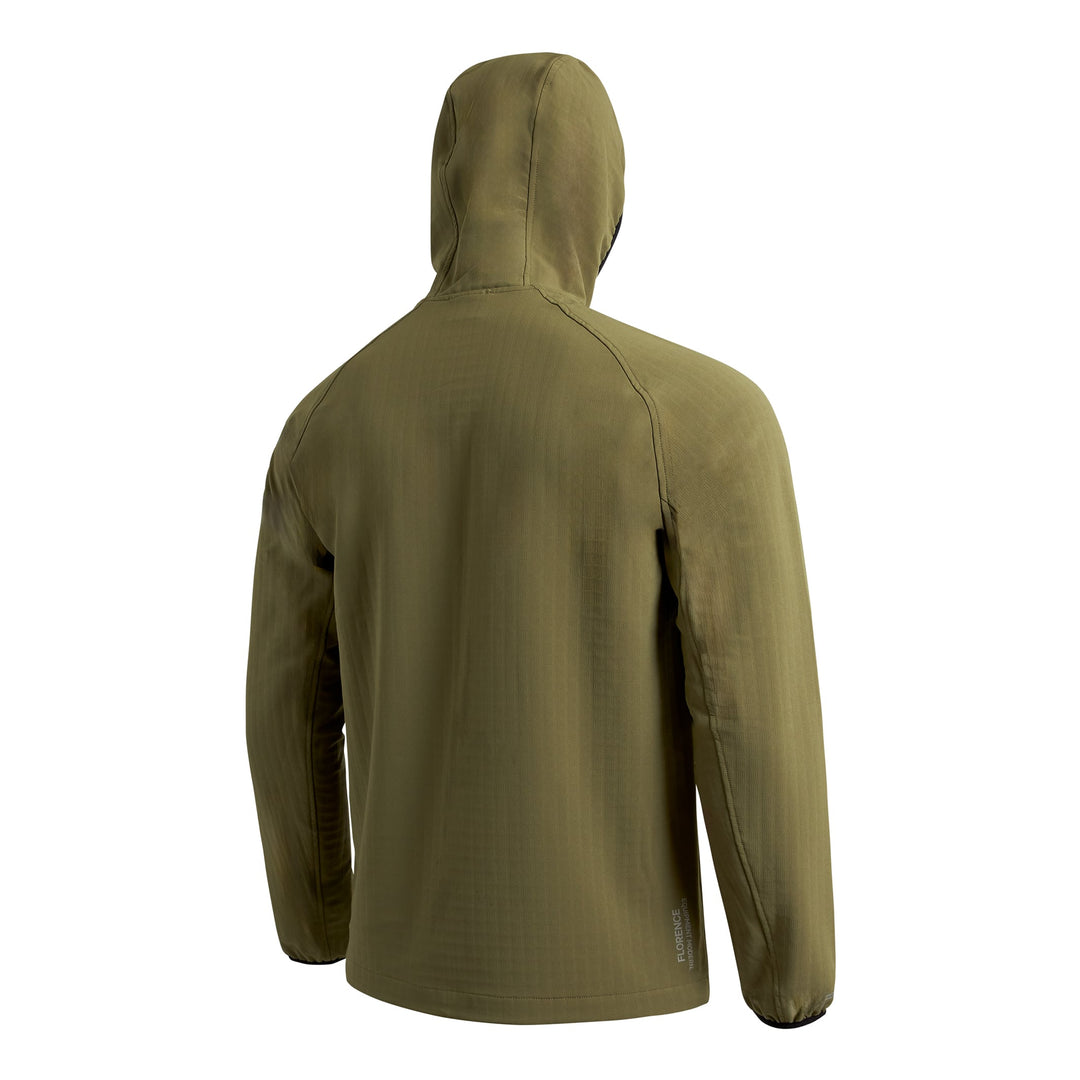 Color:Burnt Olive-Florence Stormfleece Pro Zip Hoodie -alt